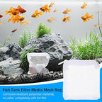 15Pcs Aquarium Filter Media Bags, Mini Fish Tank Media Mesh Filter Bags Reusable - Image 5