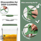 4-Pack Airtight Pantry Containers, 1.9 QT / 1.8 L Clear Food Storage Jars - Image 5