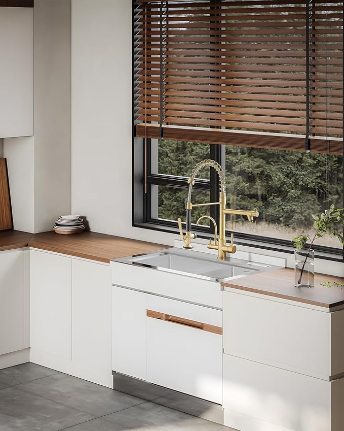 Fapully Commercial 3 Way Kitchen Faucets - Image 7