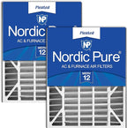 Nordic Pure 20x25x5 Air Bear Replacement 259112-102 MERV 12 Air Filters 2 Pack by NordicPure