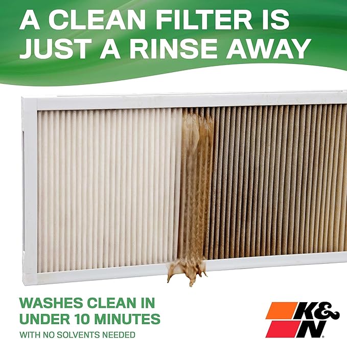 K&N 10x20x1 HVAC Furnace Air Filter, Lasts a Lifetime, Merv 11, the Last HVAC - Image 3