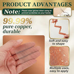 Therwen 24 Inch x 35 ft Copper Mesh Screen 99.9% Pure Copper 40 Mesh Roll Wire - Image 3