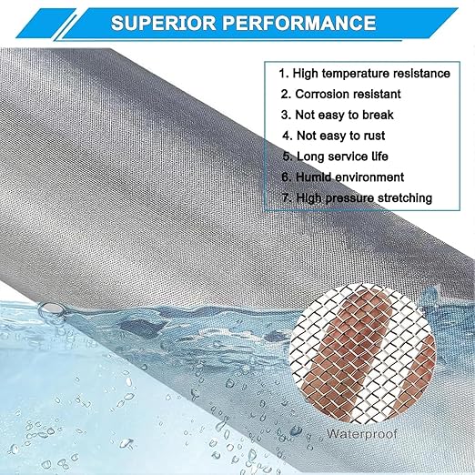Stainless Steel Mesh Screen 10Mesh 304, 15.7" x 47.2" Metal Mesh Screen - Image 5