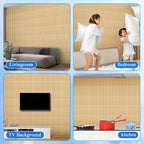 Nuanchu 32 Pcs 3D Slat Wall Panels 12 x 12 Inch PVC Fluted Textured Panel - Image 7