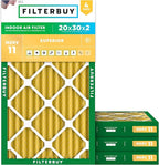 Filterbuy 20x30x2 Air Filter MERV 11 Superior Pet & Allergy Defense, by Filterbuy