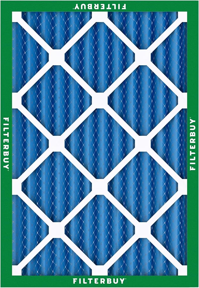Filterbuy 18x25x2 Air Filter MERV 13 Optimal Smoke & Allergy Defense, - Image 9