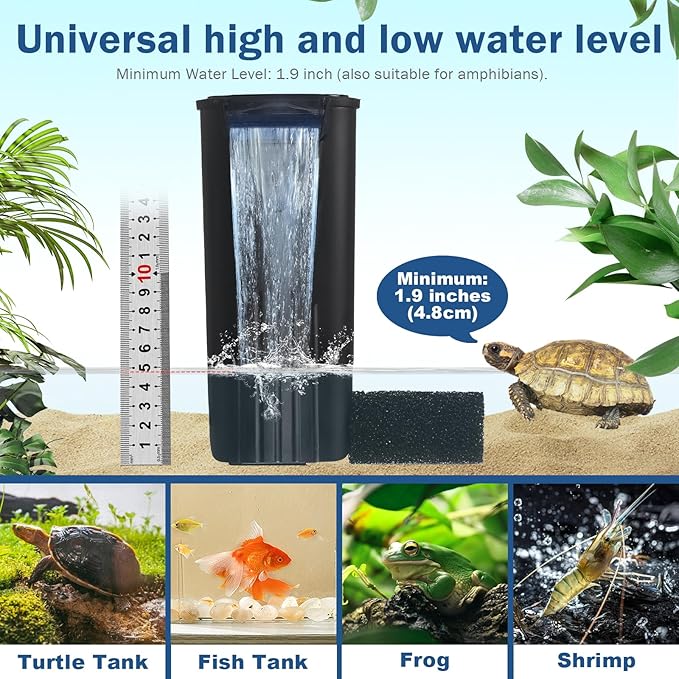 Turtle Tank Filter Aquarium Internal Filter - Image 6