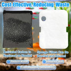 10PCS Replacement Filter Kit for Cascade 700/1000 CCF2UL/CCF3UL Aquarium Floss - Image 5