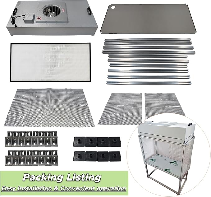 INTSUPERMAI Vertical Laminar Flow Hood Air Flow Clean Bench Workstation - Image 5