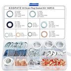 140PCS Oil Drain Plug Gasket Assortment Oil Crush Washers Seals Kit - Image 6