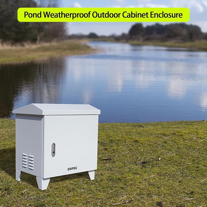 Pond, Water Garden Weatherproof Outdoor Cabinet Enclosure - Image 8