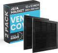 Repa Market 12 x 12 Inch Black Square Air Vent Cover by RepaMarket