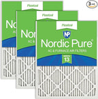 Nordic Pure 16x20x1 Pleated MERV 13 Air Filters 3 Pack by NordicPure