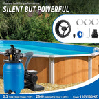 10'' Sand Pool Filter System 10000 Gallon Sand Filter - Image 6