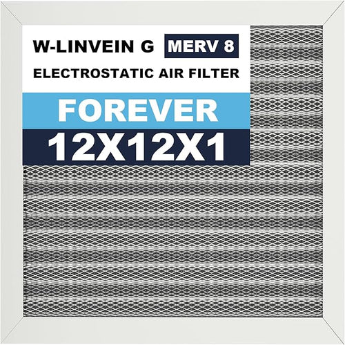 12x12x1 Reusable Air Filter, Electrostatic, Washable Lasts a Lifetime, Breathe by Betterlifeishere