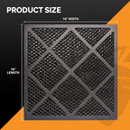 Tiger Tough HEPA 500 Activated Carbon Filter 16x16x1 – Replacement Air Purifier - Image 2