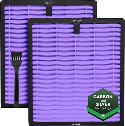 2 Pack Purple HY4866 Air Purifier Replacement Filters – Compatible by Unknown