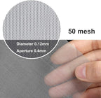304 Stainless Steel Woven Wire Mesh, Fine Metal Screen, Rust-Resistant Filter - Image 2