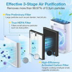 4 Pack HAP603 Replacement Filter Compatible - Image 4