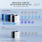 Frizzlife Under Sink Water Filter System-NSF/ANSI 53&42 Certified High Capacity - Image 2