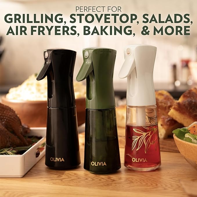 FLAIROSOL OLIVIA Oil Sprayer for Cooking, 200ml Glass Olive Oil Sprayer - Image 8