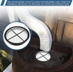 Rain Barrel Screen for Rain Barrel, 6 Inch Rain Barrel Cover for Rain Water - Image 6