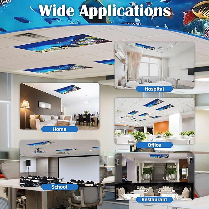 4 Pcs Fluorescent Light Covers - Image 6