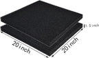 Hipanda 2 Pack Aquarium Bio Filter Sponge Pad 20"x20"x1.5", Bio Filter Media - Image 2