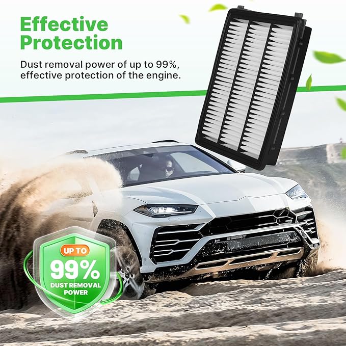2PCS Engine Air Filter Fit for Hyundai Tucson 2016-2021, Kia Sportage 2017-2022 - Image 5