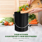 Utopia Kitchen Compost Bin for Kitchen Countertop, 1.3 Gallon Compost Bucket - Image 6