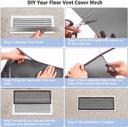 4 Pack 40cm x 30cm Magnetic Floor Vent Cover - Image 2