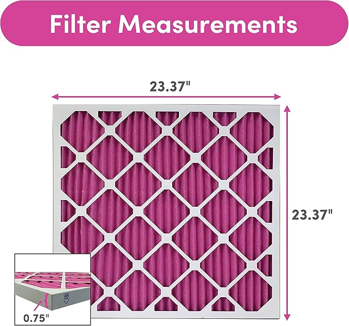 Colorfil 24x24x1 Air Filter | Made in the USA | Color Changing | Remove Cat and - Image 3