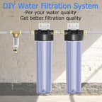 WHT20 Whole House Water Filter Housing, Fit 20"x4.5" Sediment etc Filters - Image 5