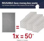 20x30x1 Electrostatic Air Filter, MERV 8 Reusable & Washable Aluminum AC/HVAC - Image 2