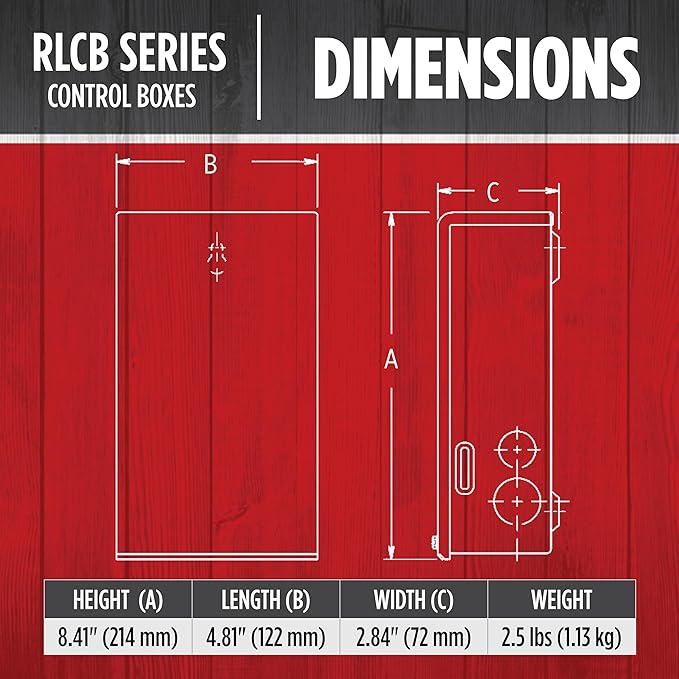 Red Lion RLCB05-115 1/2-HP 115-Volt VMC Control Box - Image 2