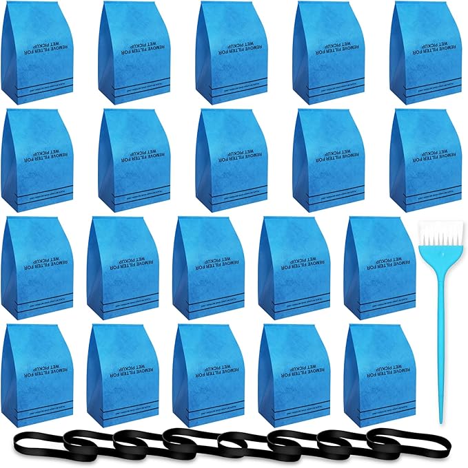 20 Pack Wet Dry Vac Filter Bags by HeptaFiltra