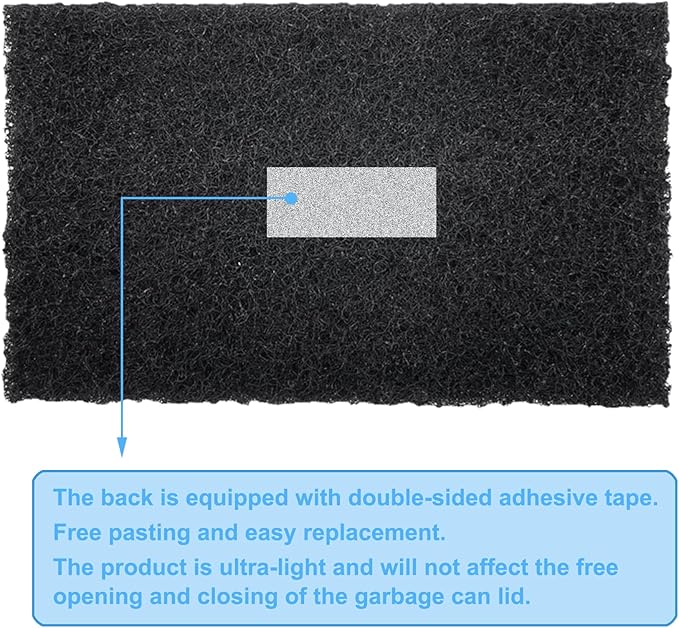 Universal Compost bin Carbon Odor Filter, Activated Odor Control Charcoal Filter - Image 7