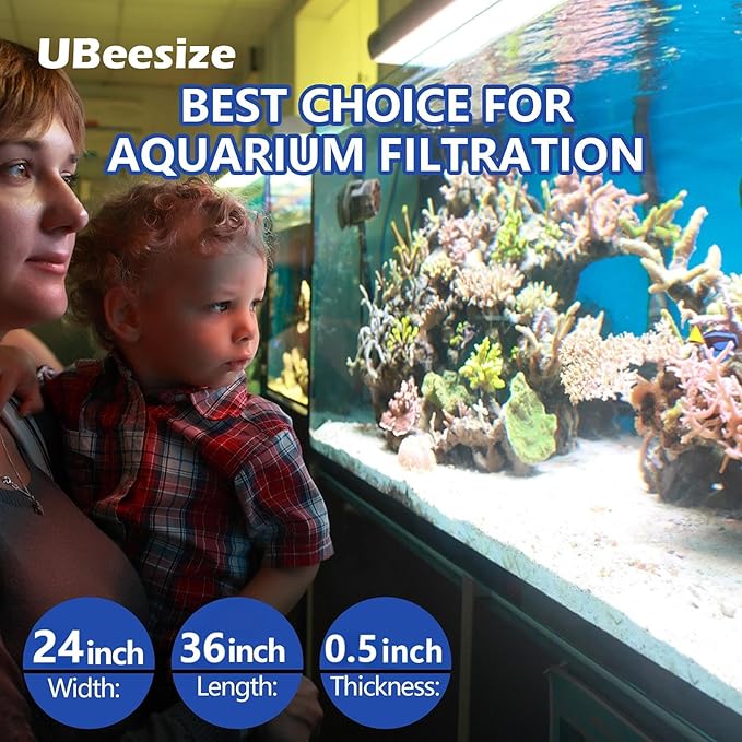 UBeesize Aquarium Filter Media Floss, High Efficiency Aquarium Filter Material - Image 5