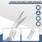 uxcell 6 Mesh 39" x 10" Woven Wire Mesh, 316 Stainless Steel Air Vent Filter - Image 4