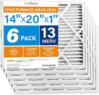 LotFancy 14x20x1 Air Filter MERV 13 6-Pack, Electrostatic Pleated HVAC Furnace - Image 9