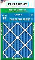 Filterbuy 14x25x4 Air Filter MERV 13 Optimal Smoke & Allergy Defense, by Filterbuy