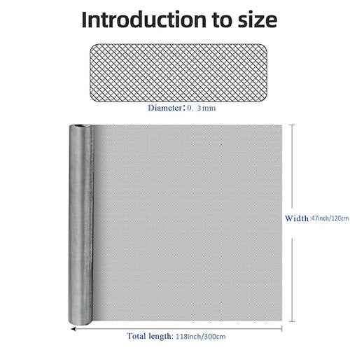 304 Stainless Steel Mesh Screen, Wire Screen Mesh, Rust Free Woven Wire Mesh - Image 2