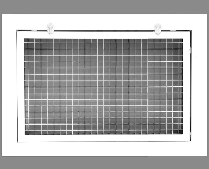 HVAC Premium 6" x 14" Cube Core Eggcrate Return Air Filter Grille by HVACPremium