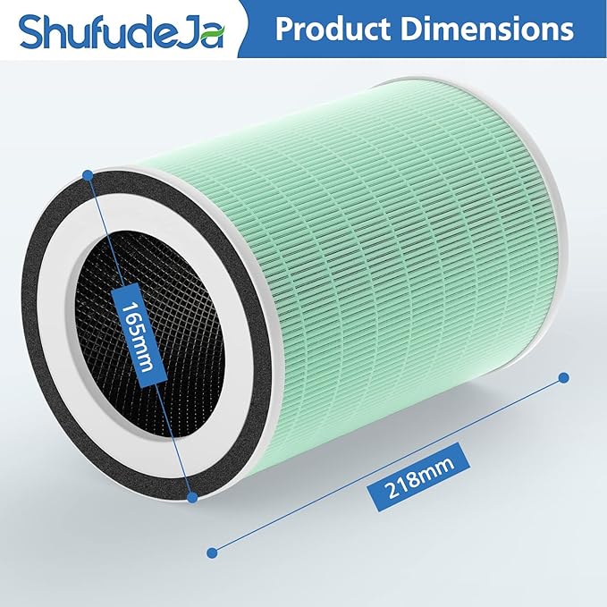 2 Pack True HEPA Filter, 4 in 1 Pet Replacement Filter, 360 4-Stage Filtration - Image 4