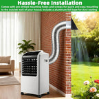 6 Inch Hooded Wall Vent with Mesh and Damper, 6in Dryer Vent Cover Outside - Image 6