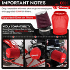 62mm Mini Bike Air Filter Cover - Image 3