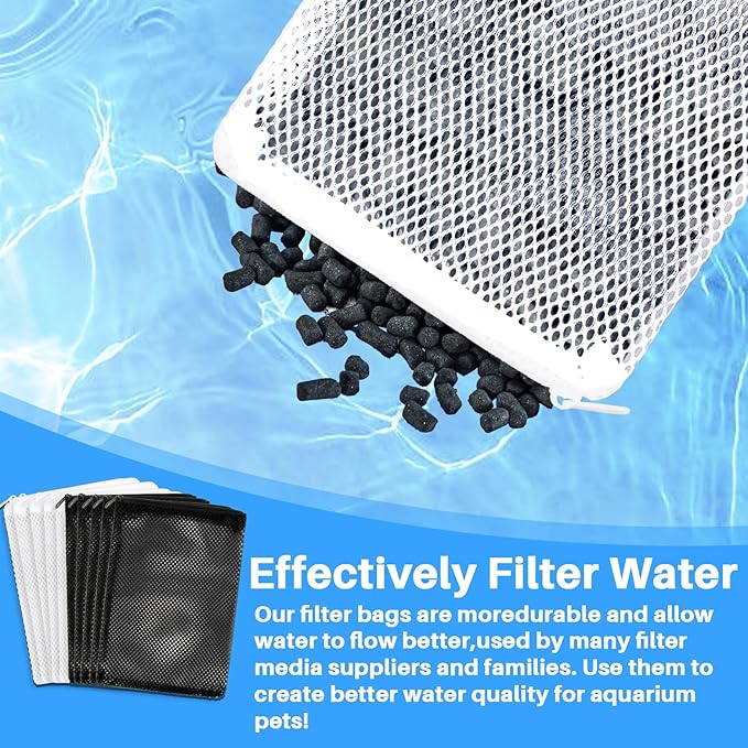 MAQIHAN 10pcs Aquarium Filter Media Bags - Image 5