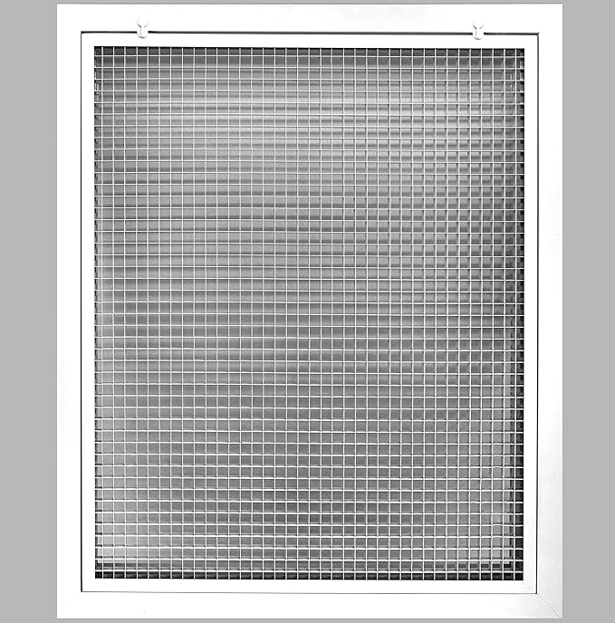 HVAC Premium 22'' x 26'' Cube Core Eggcrate Return Air Filter Grille by HVACPremium