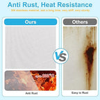 4 Pcs 13x9 40 Mesh 304 Stainless Steel Wire Mesh Sheet, Rustproof Metal Mesh - Image 4