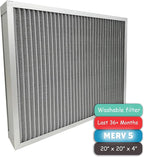 Washable Air Filter, Aluminum Electrostatic Air Filter - Image 4